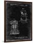 PP998-Black Grunge Porter Cable Palm Grip Sander Patent Poster-Cole Borders-Framed Premium Giclee Print
