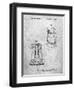 PP998-Slate Porter Cable Palm Grip Sander Patent Poster-Cole Borders-Framed Giclee Print
