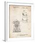 PP998-Vintage Parchment Porter Cable Palm Grip Sander Patent Poster-Cole Borders-Framed Giclee Print