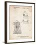 PP998-Vintage Parchment Porter Cable Palm Grip Sander Patent Poster-Cole Borders-Framed Giclee Print