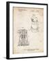 PP998-Vintage Parchment Porter Cable Palm Grip Sander Patent Poster-Cole Borders-Framed Giclee Print