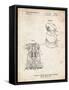PP998-Vintage Parchment Porter Cable Palm Grip Sander Patent Poster-Cole Borders-Framed Stretched Canvas