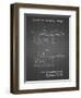 PP999-Black Grid Porter Cable Table Saw Patent Poster-Cole Borders-Framed Giclee Print