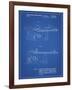 PP999-Blueprint Porter Cable Table Saw Patent Poster-Cole Borders-Framed Giclee Print