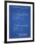 PP999-Blueprint Porter Cable Table Saw Patent Poster-Cole Borders-Framed Giclee Print