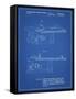 PP999-Blueprint Porter Cable Table Saw Patent Poster-Cole Borders-Framed Stretched Canvas