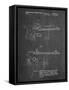 PP999-Chalkboard Porter Cable Table Saw Patent Poster-Cole Borders-Framed Stretched Canvas