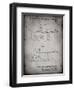 PP999-Faded Grey Porter Cable Table Saw Patent Poster-Cole Borders-Framed Premium Giclee Print