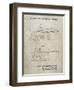 PP999-Sandstone Porter Cable Table Saw Patent Poster-Cole Borders-Framed Premium Giclee Print