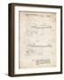 PP999-Vintage Parchment Porter Cable Table Saw Patent Poster-Cole Borders-Framed Giclee Print