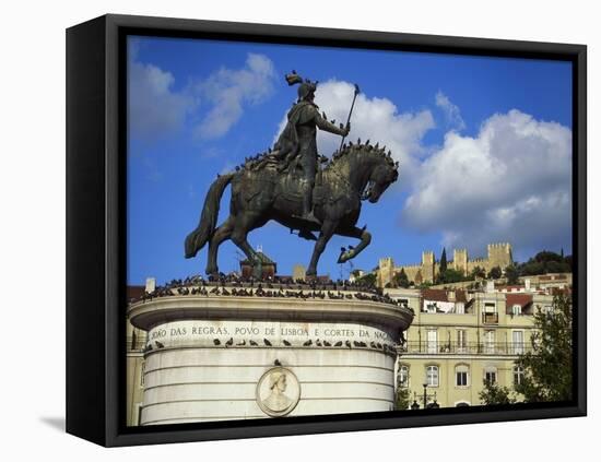 Praca Da Figueira, Lisbon, Portugal, Europe-Jeremy Lightfoot-Framed Stretched Canvas