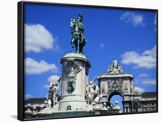 Praca Do Comercio, Lison, Portugal-Jeremy Lightfoot-Framed Photographic Print