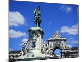 Praca Do Comercio, Lison, Portugal-Jeremy Lightfoot-Mounted Photographic Print