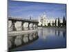 Praca do Imperio Fountain and Jeronimos Monastery, Lisbon, Portugal-Michele Molinari-Mounted Photographic Print