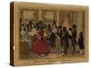 Practical Amalgamation (Musical Soiree), Published by John Childs, New York, C.1839-null-Stretched Canvas