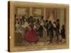 Practical Amalgamation (Musical Soiree), Published by John Childs, New York, C.1839-null-Stretched Canvas