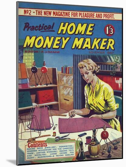 Practical Home Money Maker, 1957, UK-null-Mounted Giclee Print