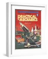 Practical Mechanics, Microscopes, Chemistry Sets Magazine, UK, 1953-null-Framed Giclee Print