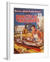 Practical Mechanics, Models Hobbies Magazine, UK, 1950-null-Framed Giclee Print