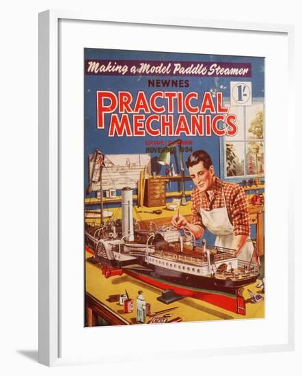 Practical Mechanics, Models Hobbies Magazine, UK, 1950-null-Framed Giclee Print