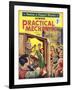 Practical Mechanics, Puppets Shows Magazine, UK, 1950-null-Framed Giclee Print