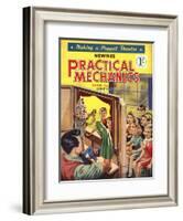 Practical Mechanics, Puppets Shows Magazine, UK, 1950-null-Framed Giclee Print