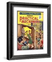 Practical Mechanics, Puppets Shows Magazine, UK, 1950-null-Framed Giclee Print