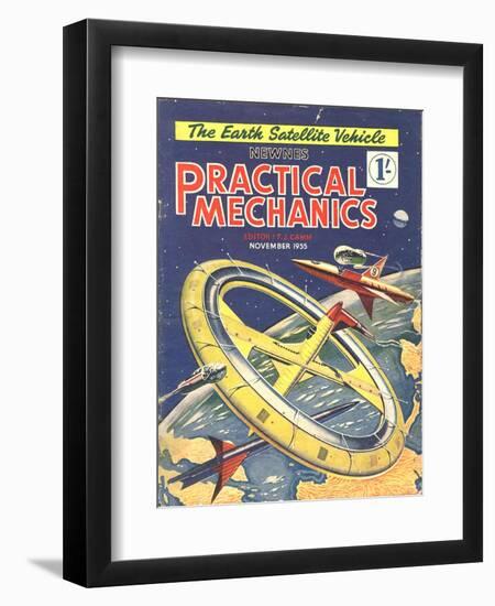 Practical Mechanics, Visions of the Future, Futuristic Magazine, UK, 1950-null-Framed Giclee Print