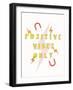 Practice Positive - Vibes-Archie Stone-Framed Art Print