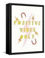 Practice Positive - Vibes-Archie Stone-Framed Stretched Canvas
