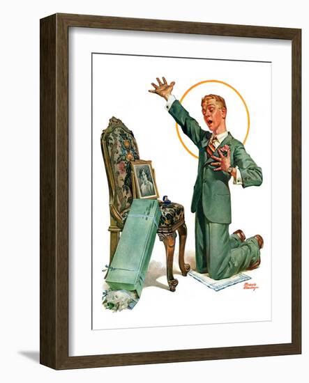 "Practice Proposal,"April 30, 1927-Frederic Stanley-Framed Premium Giclee Print