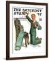 "Practice Proposal," Saturday Evening Post Cover, April 30, 1927-Frederic Stanley-Framed Giclee Print