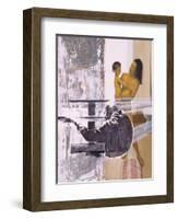 Practicing for the Championship, 1999-Aris Kalaizis-Framed Giclee Print