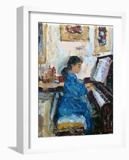 Practising, 1994-Patricia Espir-Framed Giclee Print