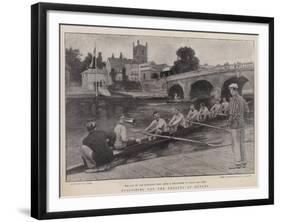Practising for the Regatta at Henley-Walter Stanley Paget-Framed Giclee Print