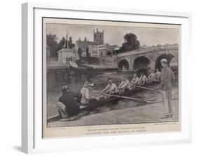 Practising for the Regatta at Henley-Walter Stanley Paget-Framed Giclee Print