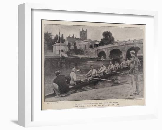 Practising for the Regatta at Henley-Walter Stanley Paget-Framed Giclee Print