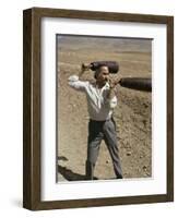 Practising Zur Khane, Iran, Middle East-Sybil Sassoon-Framed Photographic Print