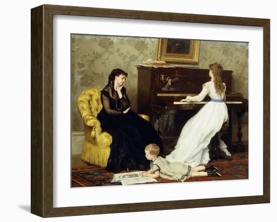 Practising-Gustave Leonard de Jonghe-Framed Giclee Print