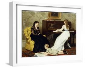 Practising-Gustave Leonard de Jonghe-Framed Giclee Print