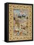 Pradyumna Kills Samvara, c.1585-90-Mughal School-Framed Stretched Canvas