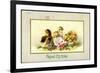 Präge Glückwunsch Ostern, Küken Beim Schlüpfen-null-Framed Giclee Print