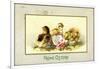 Präge Glückwunsch Ostern, Küken Beim Schlüpfen-null-Framed Giclee Print