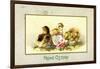 Präge Glückwunsch Ostern, Küken Beim Schlüpfen-null-Framed Giclee Print