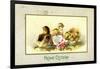 Präge Glückwunsch Ostern, Küken Beim Schlüpfen-null-Framed Giclee Print