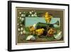 Präge Glückwunsch Ostern, Küken Mit Gießkanne-null-Framed Giclee Print