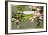 Präge Litho Glückwunsch Pfingsten, Baumblüte, Wiese-null-Framed Giclee Print