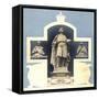 Präge Statue Von Otto 4 Mit Dem Pfeil, Droiseke-null-Framed Stretched Canvas