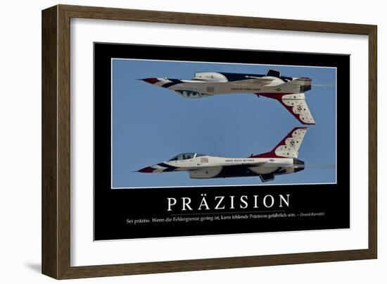 Präzision Motivationsposter Mit Inspirierendem Zitat-null-Framed Photographic Print