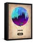 Prague Air Balloon-NaxArt-Framed Stretched Canvas